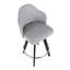 Tabouret de comptoir pivotant de 26 po