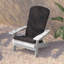 Chaises Adirondack pliantes intérieures / extérieures avec coussins Rangins-883845913