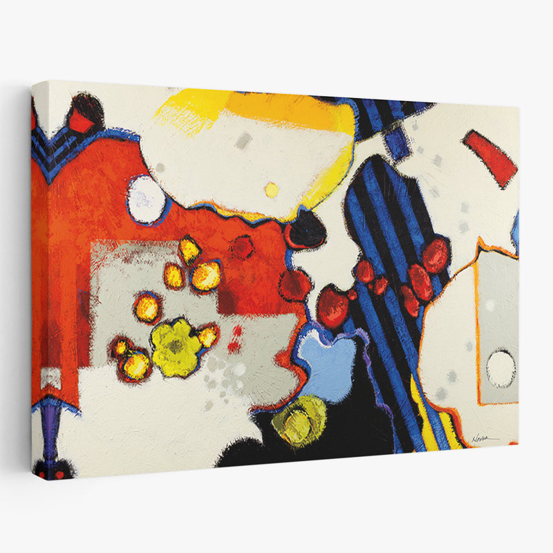 Abstract Spots Mod, 16" H x 24" W