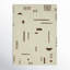 Tapis à poil long à motif abstrait Morin-746263149