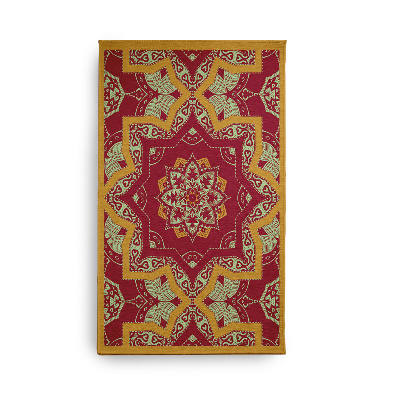 Tapis intérieur / extérieur rectangulaire 1 pi 6 po x 2 pi 6 po avec envers antidérapant