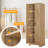 Wooden Frame Cabinet, Bathroom Cabinet, Wood Storage Cabinet With Two Doors For Bathroom-1863014015