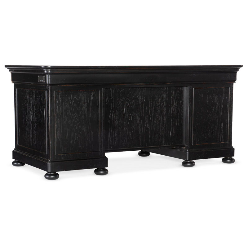 Bristowe Executive Desk with Power Outlet, 30" H x 66" W x 32" D