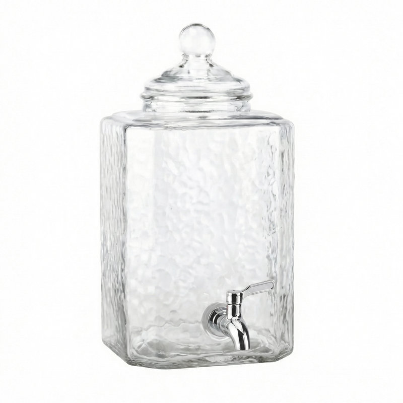 Izedin 320oz. Glass Beverage Dispenser