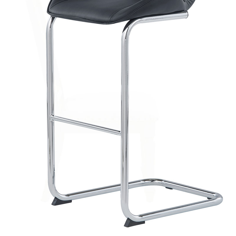 4PC BAR STOOL, Black
