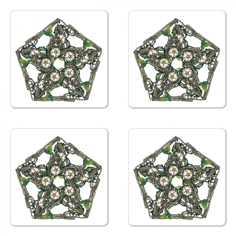 Sous-verre pentacle