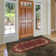 Ottohome Non-Slip Traditional Area Rug For Living Room, Hallway, Entryway Rug, Dark Red