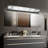 LED Vanity Light, Bubble Crystal Glass, Dimmable, Polished Chrome Modern-2129886598