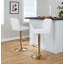 Tabourets de bar réglables Huxley avec repose-pieds arrondi en T-100170014-131241325