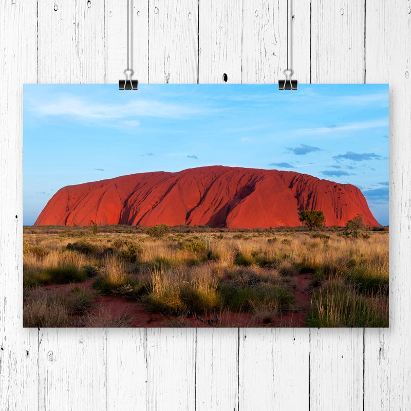 Uluru Ayers Rock Australia - Frameless Print, 29.7cm H x 42cm W