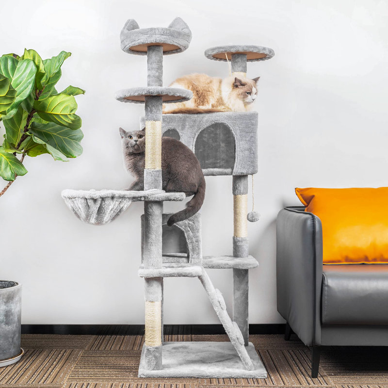 Docia 151cm H Cat Tree, Grey
