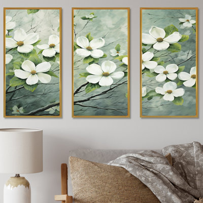 Dogwood Demeanor I - ensemble de reproduction d'art mural Dogwood