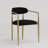 Clivia Fabric Upholstered Back Armchair Dining Chair Set of 2-92730864-92730865