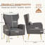 Chaise d'appoint rembourrée avec coussin pour le salon-635215050