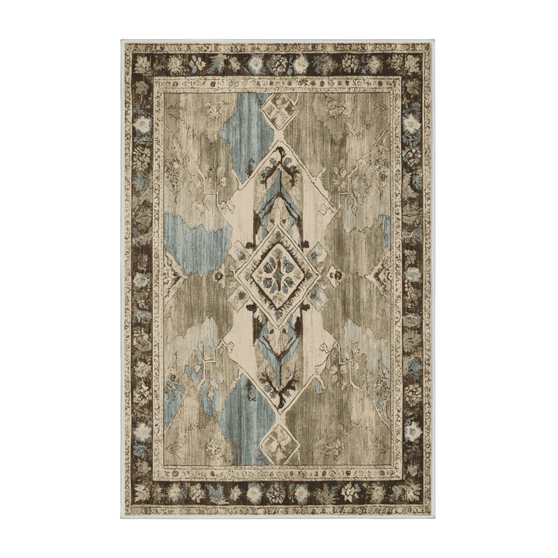 Legacy Flourish Rug, Rectangle 4' x 6'