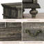 Commode moderne en bois avec 9 grands tiroirs et poignées en métal-1290015570