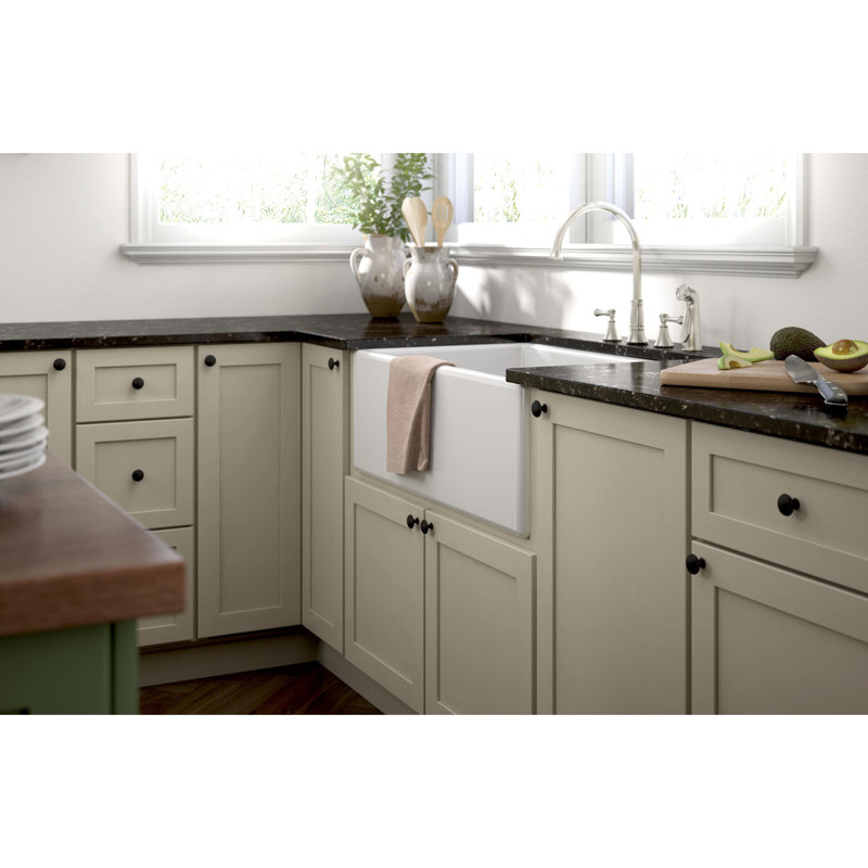 Matte Black Brass Round Drawer Knobs with Mounting Hardware