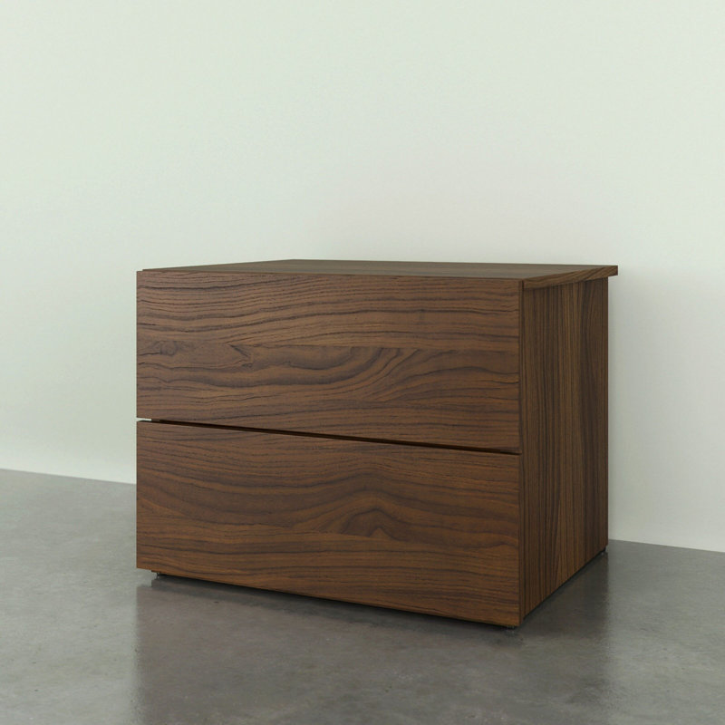 Allante 2 - Drawer Nightstand, Walnut