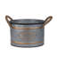 Ensemble de 3 pots décoratifs en métal Huxley
