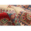 Tapis unique en laine noué à la main 6 pi 1 po x 9 pi nouvel âge en crème / rouge Oberta