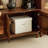 Retro high-end design solid wood TV cabinet