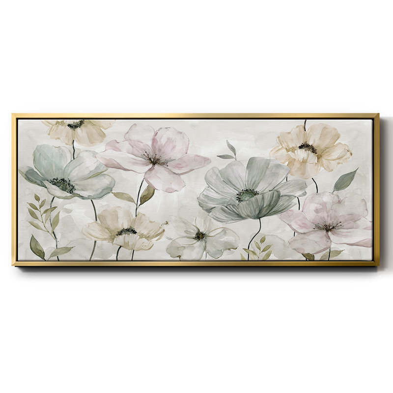 Garden Grays- Framed Canvas