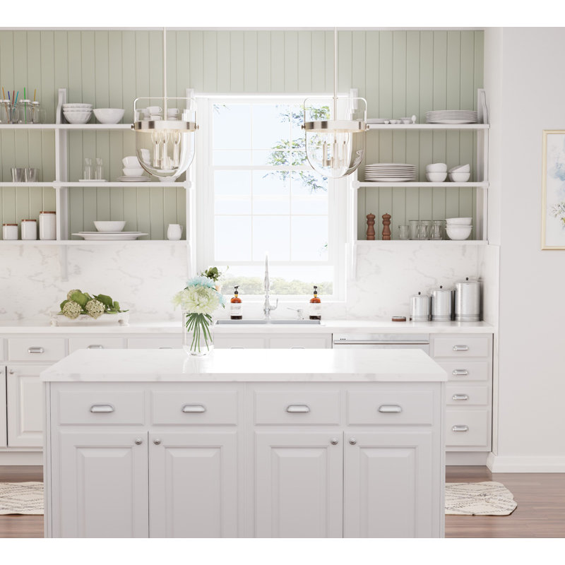 Long Ashton 3 - Light Urn Pendant, Brushed Nickel