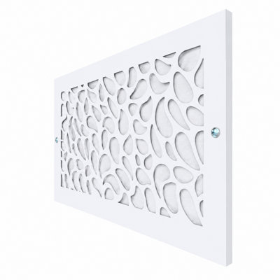 Stellar Air Wall And Ceiling Registers 2x8 (Duct Opening) 4x10 Overall Size - Rain Drop