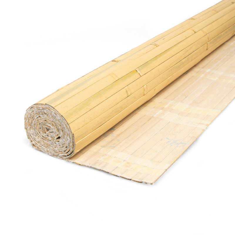 Art3d 48'' x 96'' Natural Bamboo Wall Panel for Interior Wall Décor for Living Room, Bedroom, Natural
