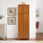 Armoire de rangement haute 72,4 "avec 8 portes et 4 tablettes-1757913266