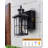 12.8-inch Black Motion Sensing Dusk To Dawn Outdoor Wall Lantern