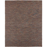 Area Rug in Rust/Blue
