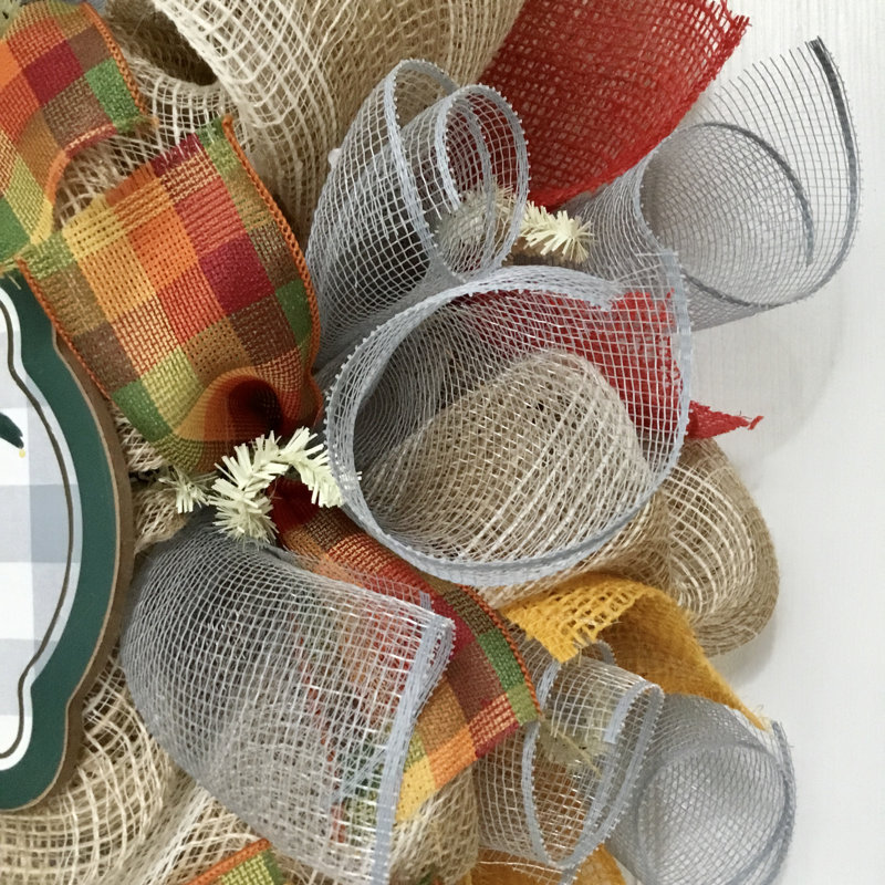 Couronne de ferme «Welcome To Our Roost»