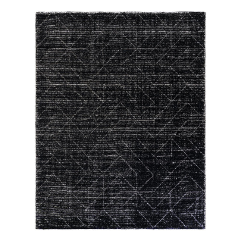 Cyndle Hand-Tufted Wool Geometric Area Rug, Rectangle 7'10" x 10'