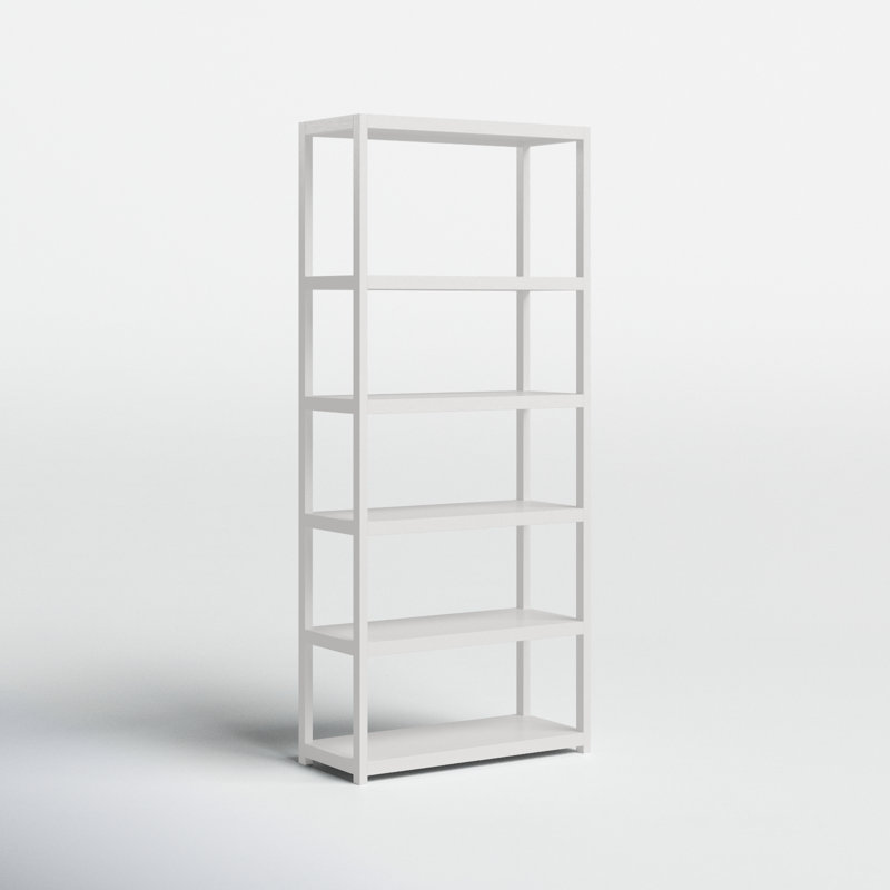 Elin Etagere Bookcase, White