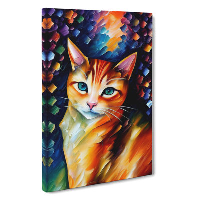 Cat Portrait No.4 - Wrapped Canvas