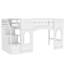 Lit mezzanine simple avec rangement pour fenêtre et escalier, blanc - fait de bois massif pour plus de durabilité-1840178442
