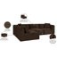 Canapé modulaire en L Carmean Performance-70705052-70705036