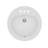 Karran Valera 20" Circular Top Mount Vitreous China Bathroom Sink in White