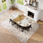 Ensemble de table de salle à manger 9 pièces, ensemble de table moderne pour les réunions de famille, la maison et la salle à manger-447874360