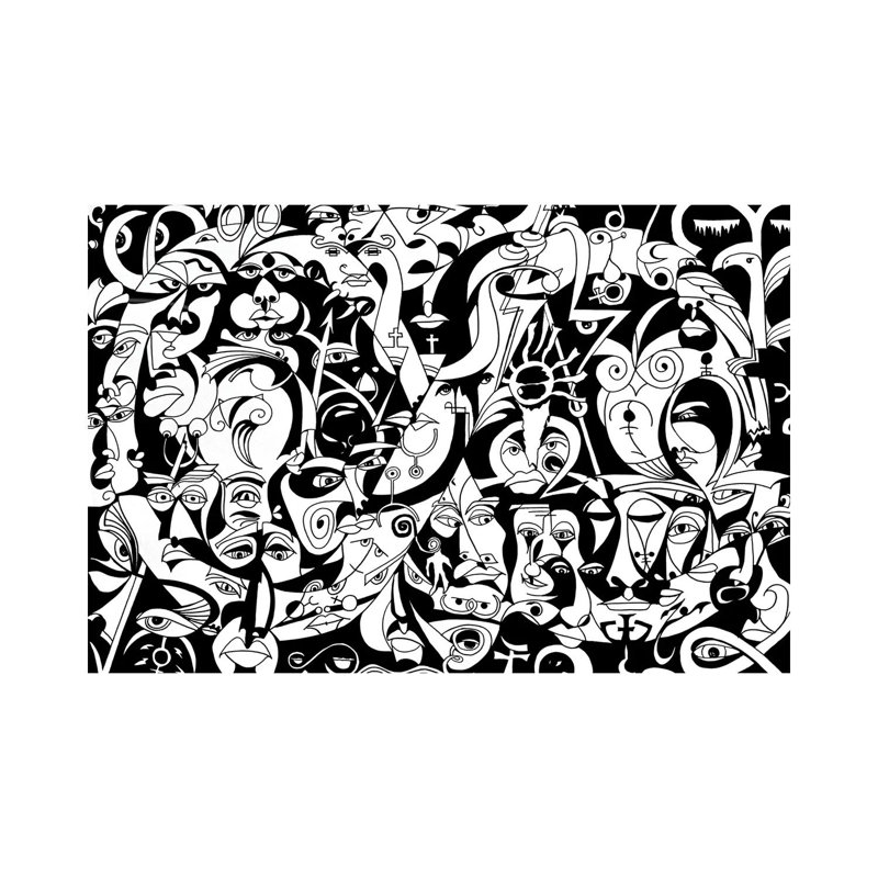 The Infinity - Ancient Greek by Koorosh Nejad - Wrapped Canvas Print, 20.32 cm H x 30.48 cm W