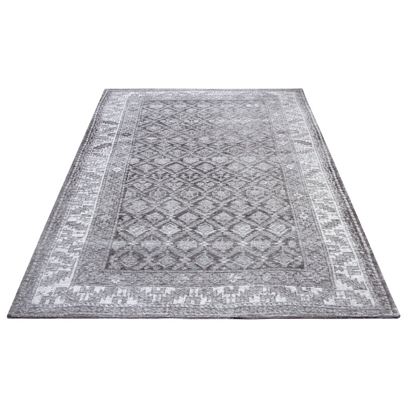 Catania Grey Rug, Rectangular 200 x 285cm