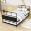 Lit plateforme simple avec lit gigogne Cristoforo