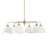 Uttermost Biddeford 6 Light White Beaded Pendant
