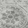 Premium Machine Washable Prisco Silver Rug
