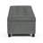Linen Blend Upholstered Storage Bench-1864597437