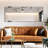 Acrylic Accent Rectangular Mirror Featuring Three Clear Acrylic Accent Rails on a Black Iron Frame