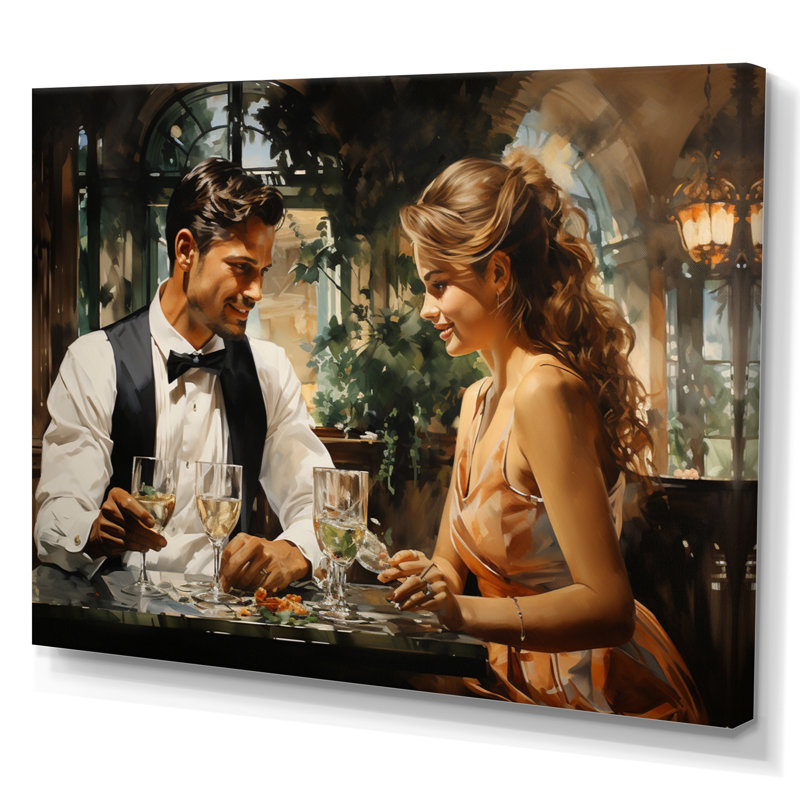 «Country Club Cocktail Hour I», reproduction sur toile, H 12 po x l 20 po x P 1 po, Toile tendue
