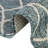 Teal Gitter Indoor/Outdoor Trellis Rug-175043423