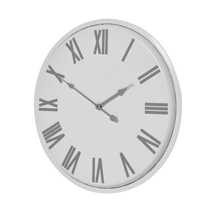 Anetia Wall Clock, Medium, White